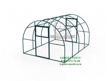 Арочная теплица 3х4 шаг 100см с поликарбонатом 6мм Sellex Comfort