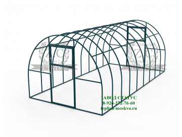 Арочная теплица 3х6 шаг 65см профиль 40х20 с поликарбонатом 6мм Sellex Inside