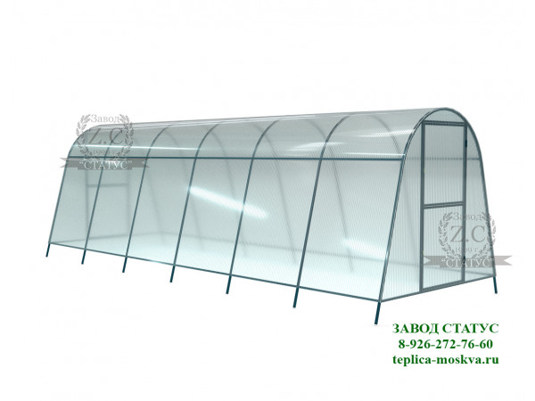 Мини-теплица 2х6 с поликарбонатом Sellex