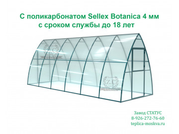 Каплевидная 2 на 6 из поликарбоната Sellex Botanica 4 мм шаг 100 см
