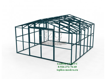 Промышленная теплица Домик 4х4 шаг 65см с поликарбонатом 6мм Sellex Inside 